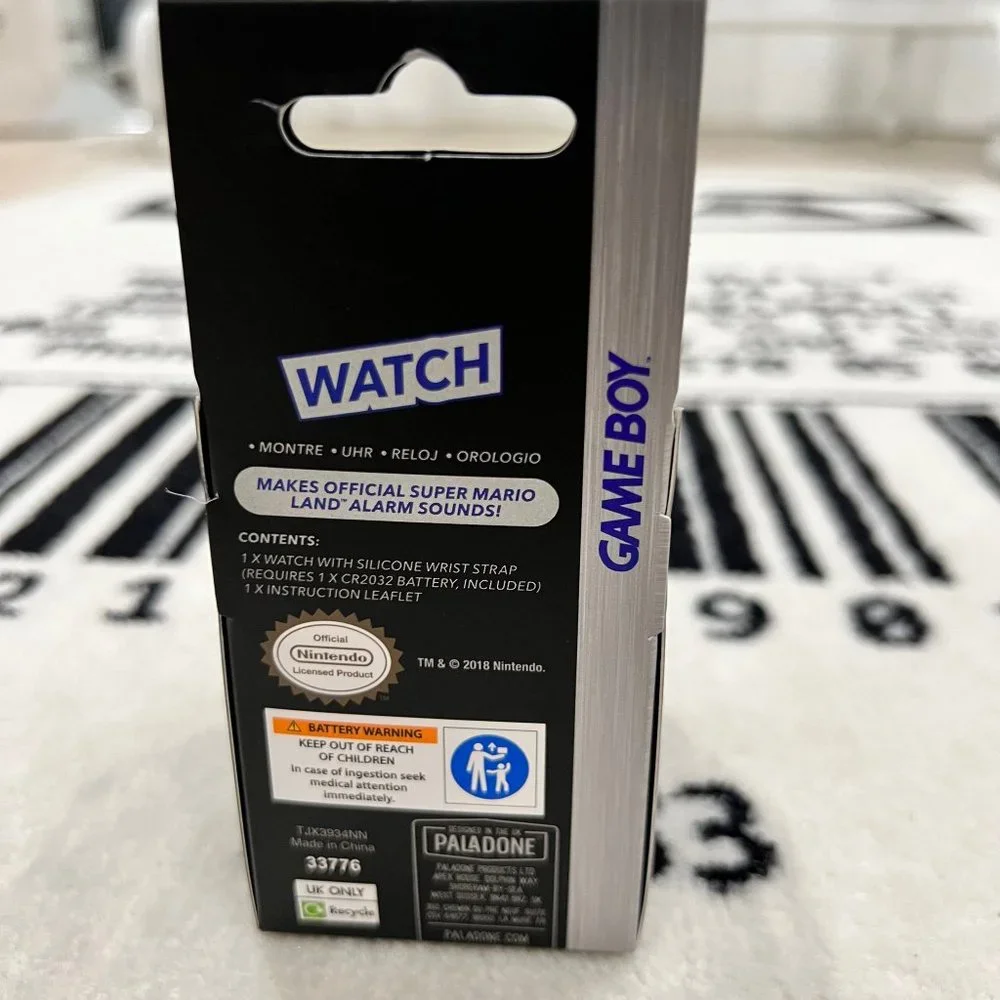 Nintendo Game Boy Digital Wristwatch Watch Paladone Super Mario Sound NES Sealed - Picture 5 of 10